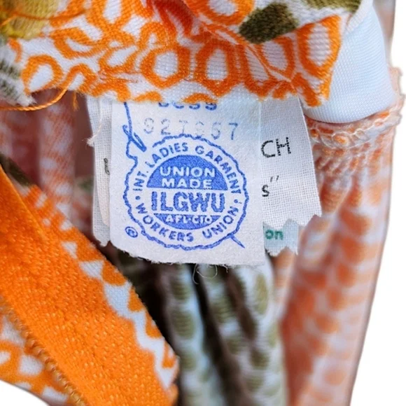 Vintage 1960s Halter Maxi Dress Else Smith For Dalani 6 Retro Boho Psychedelic - Picture 15 of 16